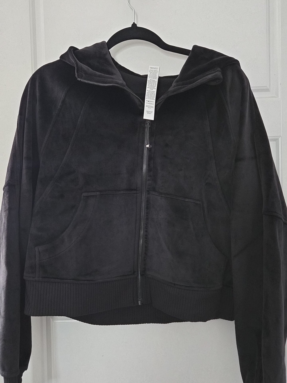 Lululemon Black Velvet Zip